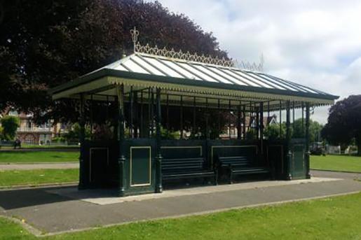 Victorian park shelter