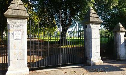Bury Meadow Park gates