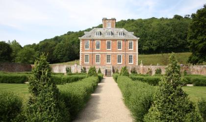 Stedcombe viewed from walled garden