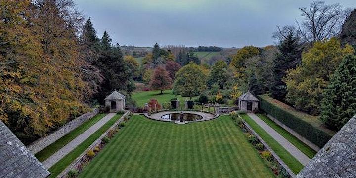 view of part of the garden at Wood