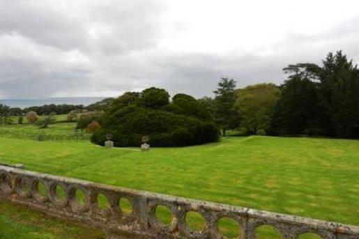 Clovelly Court view over parkland