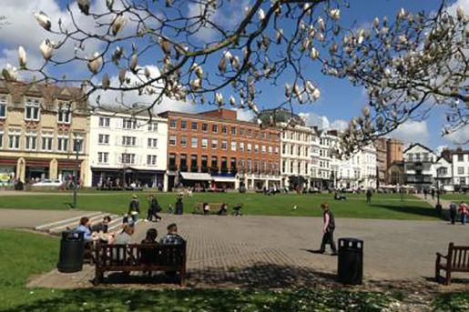 The Cathedral processional way and square by Sir Geoffrey Jellicoe