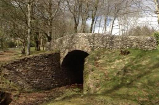 Bridge on the approach to Haldon Belvedere