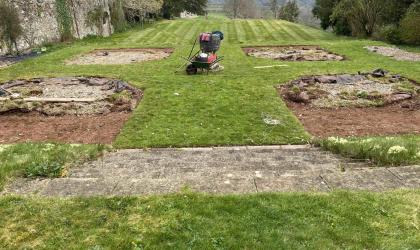 Restoration of Percy Cane design at Sharpham.