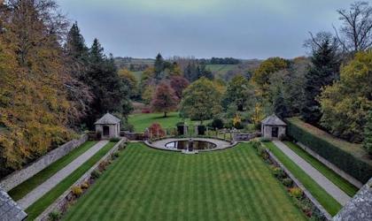 view of part of the garden at Wood