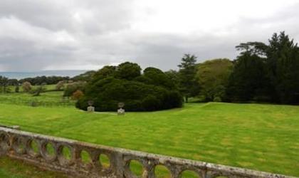 Clovelly Court view over parkland