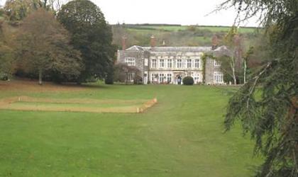 Cockington Court set in ornamental parkland